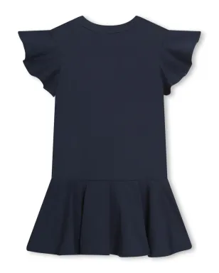Lanvin Enfant ロゴプリント コットン ドレス - サムネイル2
