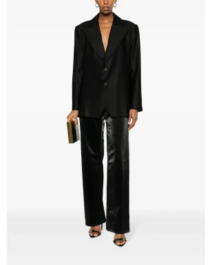 Saint Laurent ハイライズ・ワイドレッグ ジーンズ - サムネイル2