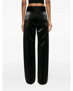 Saint Laurent ハイライズ・ワイドレッグ ジーンズ - サムネイル4