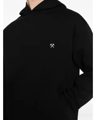 GmbH ロゴ刺繍オーガニックコットンフーディ - サムネイル5