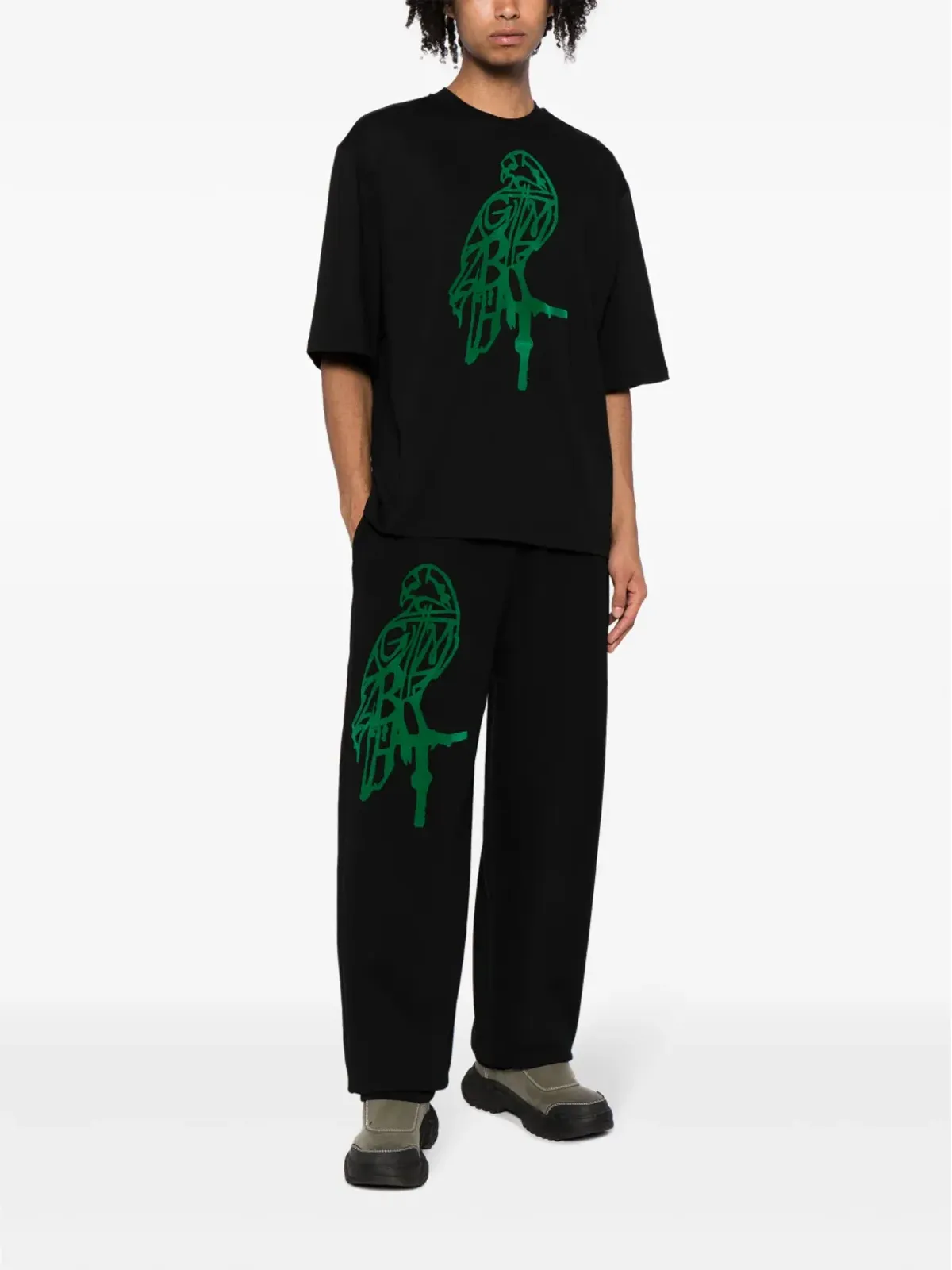 GmbH グラフィックプリント オーガニックコットン Tシャツ - 画像2