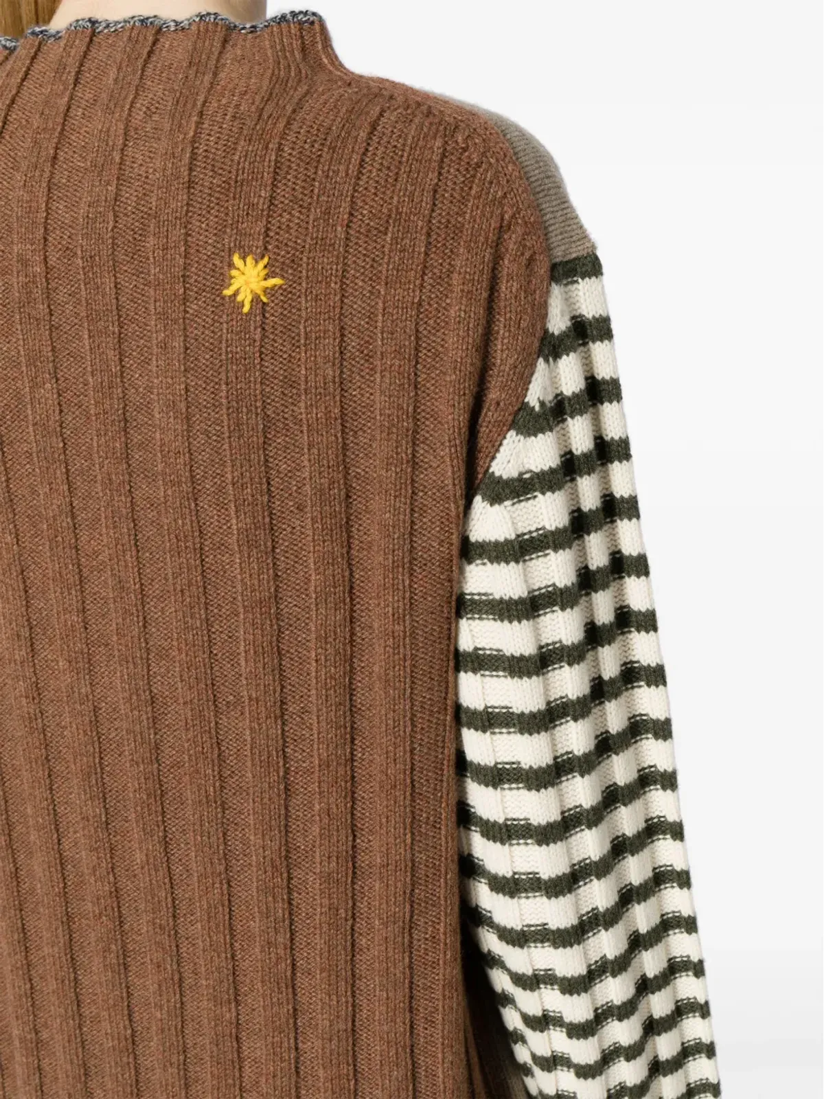 YANYAN KNITS 長袖ニットミディドレス - 画像5