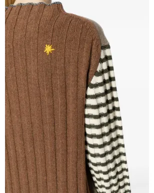 YANYAN KNITS 長袖ニットミディドレス - サムネイル5