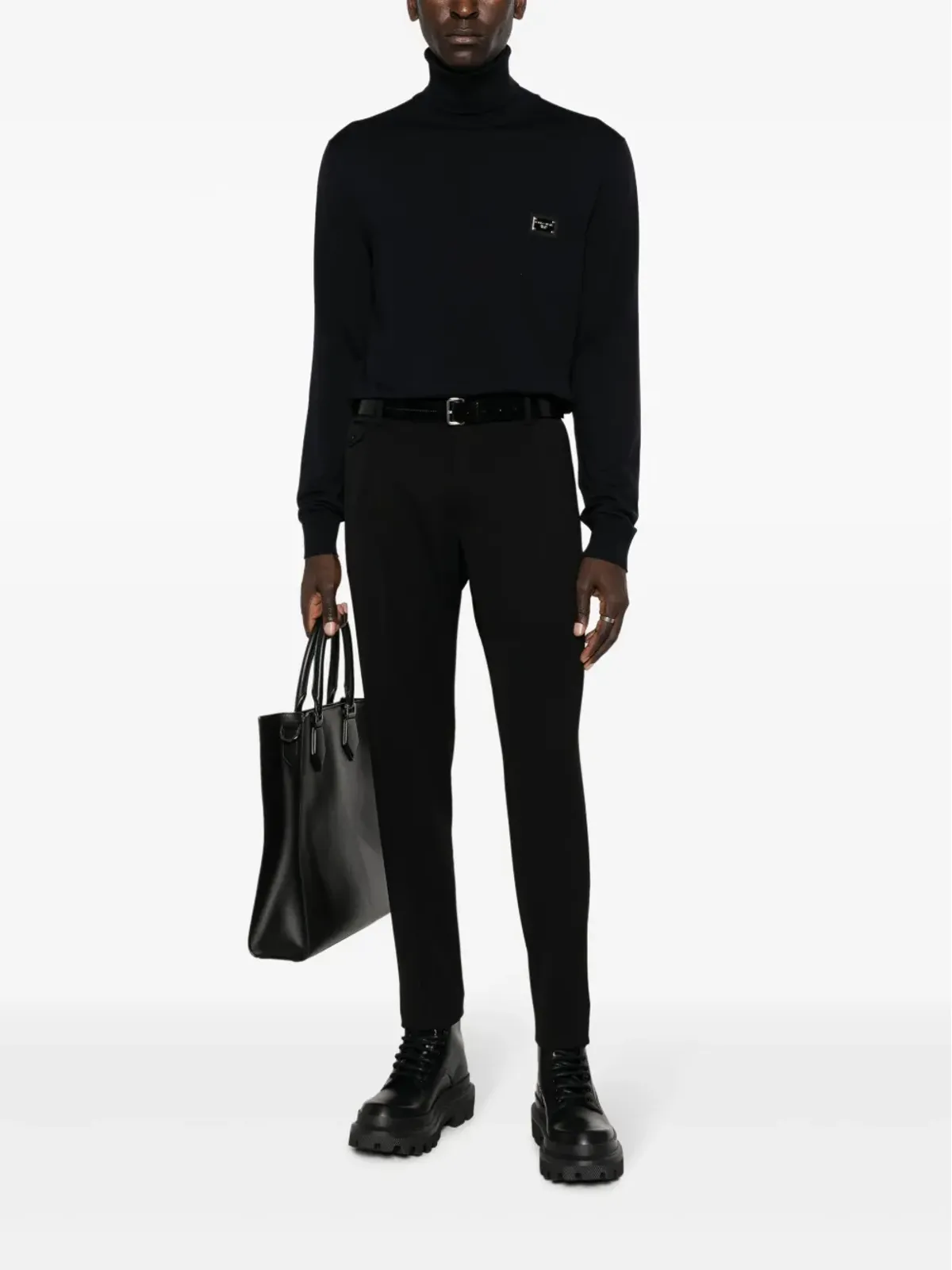 Dolce & Gabbana テーラード ヴァージンウール パンツ - ブラック - 画像2