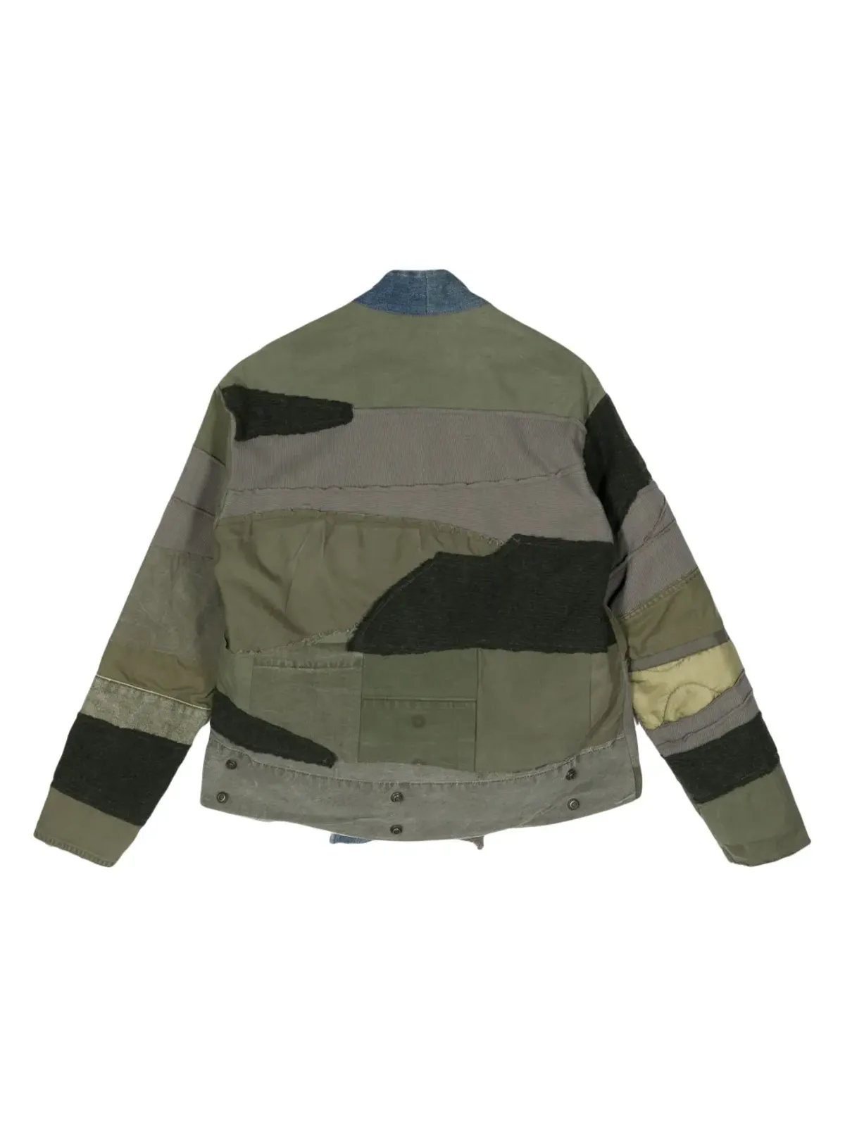 Greg Lauren ショールカラー パッチワークジャケット - 画像2
