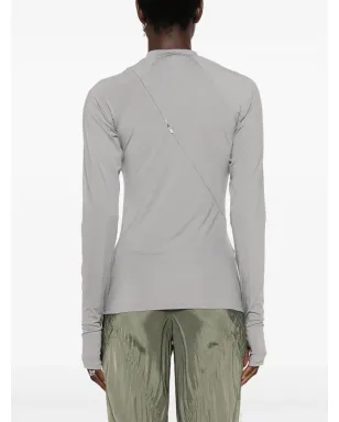 Post Archive Faction panelled jersey T-shirt - Green - サムネイル4