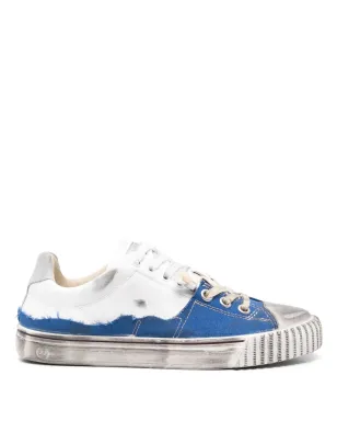 Maison Margiela ニューエボリューション ダメージ加工スニーカー - ホワイト - サムネイル1