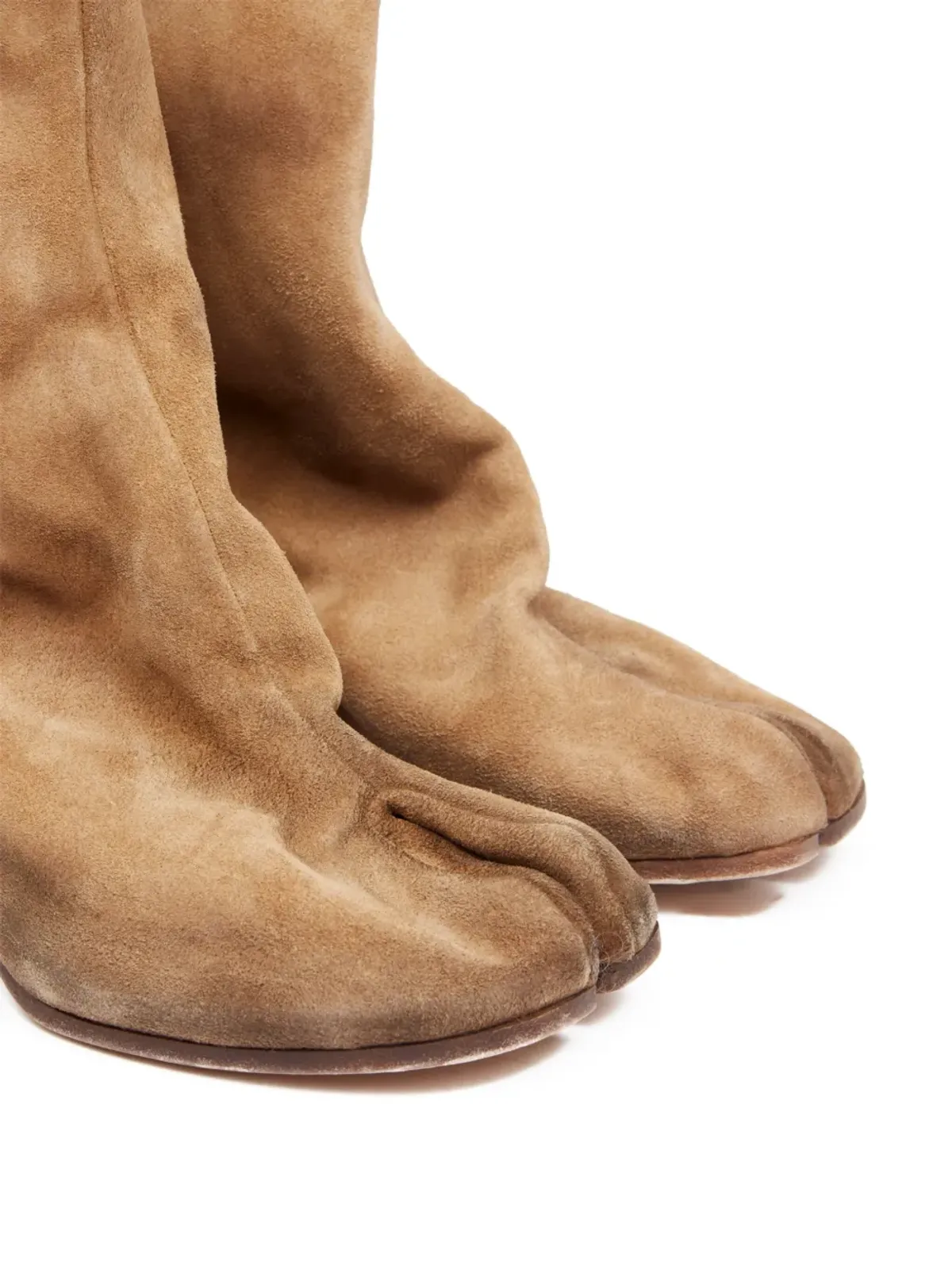 Maison Margiela Tabi 80mm スエード アンクルブーツ - ブラウン - 画像5