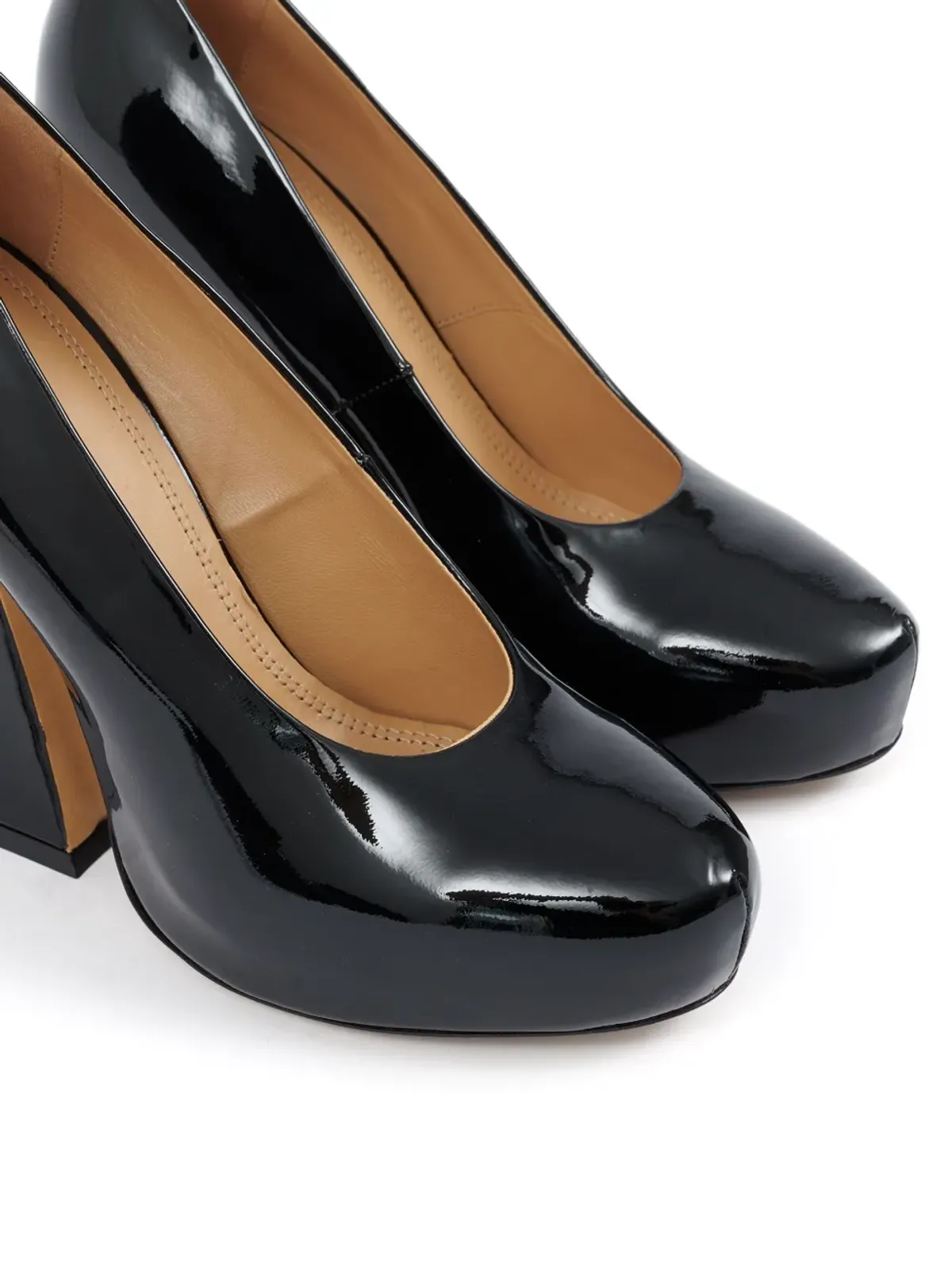 Maison Margiela Sketch 120mm patent-leather パンプス - ブラック - 画像5
