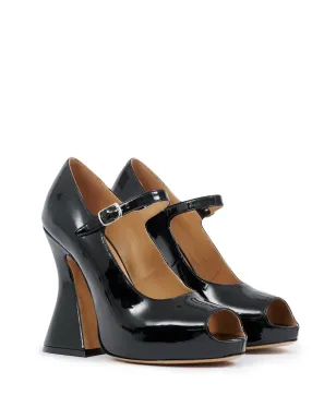 Maison Margiela Sketch 120mm Mary Jane パンプス - ブラック - サムネイル2