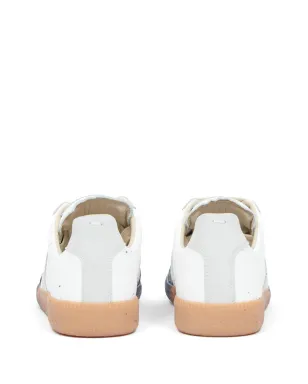 Maison Margiela レプリカ ペイント レザー スニーカー - ホワイト - サムネイル3