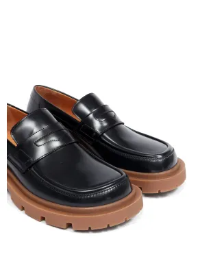 Maison Margiela アイビー レザー ローファー - ブラック - サムネイル5