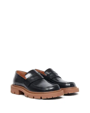 Maison Margiela アイビー レザー ローファー - ブラック - サムネイル2
