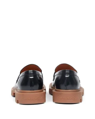 Maison Margiela アイビー レザー ローファー - ブラック - サムネイル3