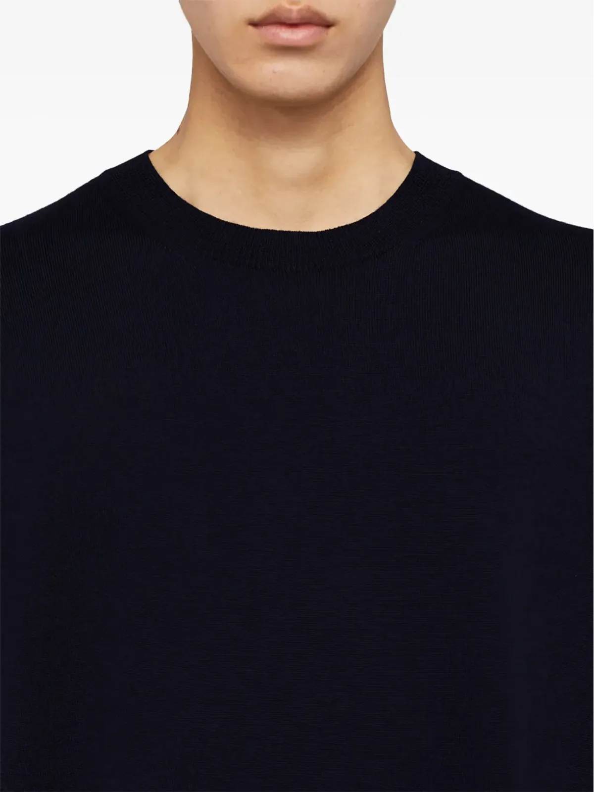 Jil Sander 丸首ウールTシャツ - 画像2