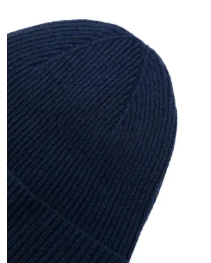 Altea リブ編みカシミアビーニー（ブルー） - サムネイル2