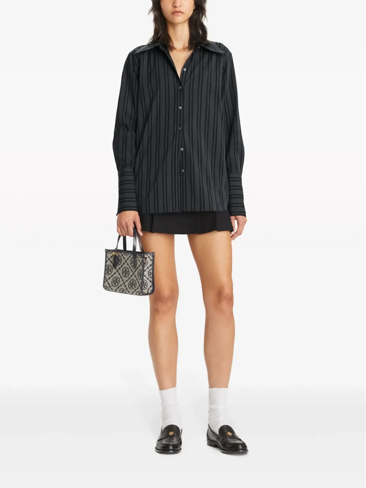 Tory Burch カフス付きコットンシャツ - 画像2