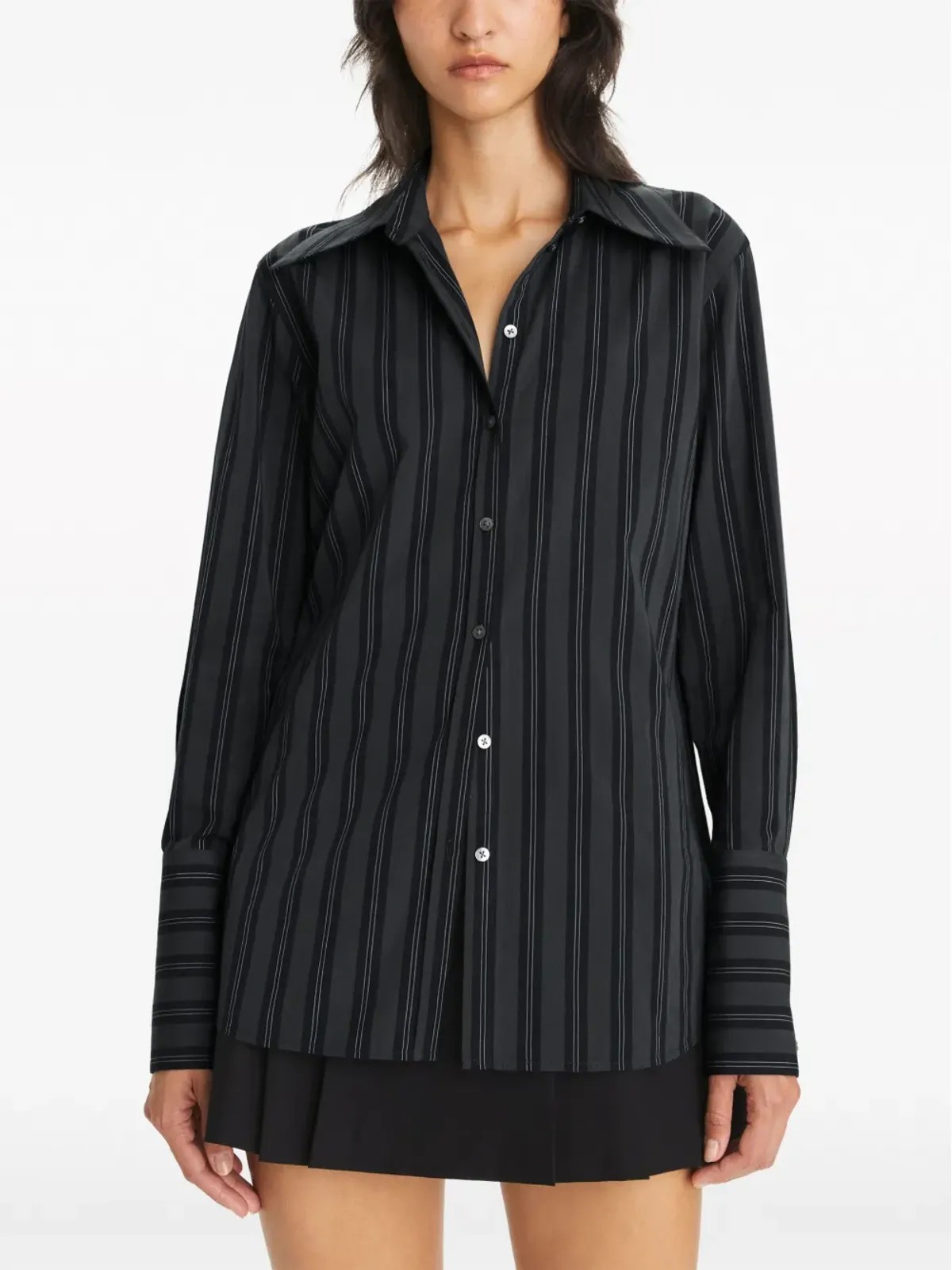 Tory Burch カフス付きコットンシャツ - 画像4