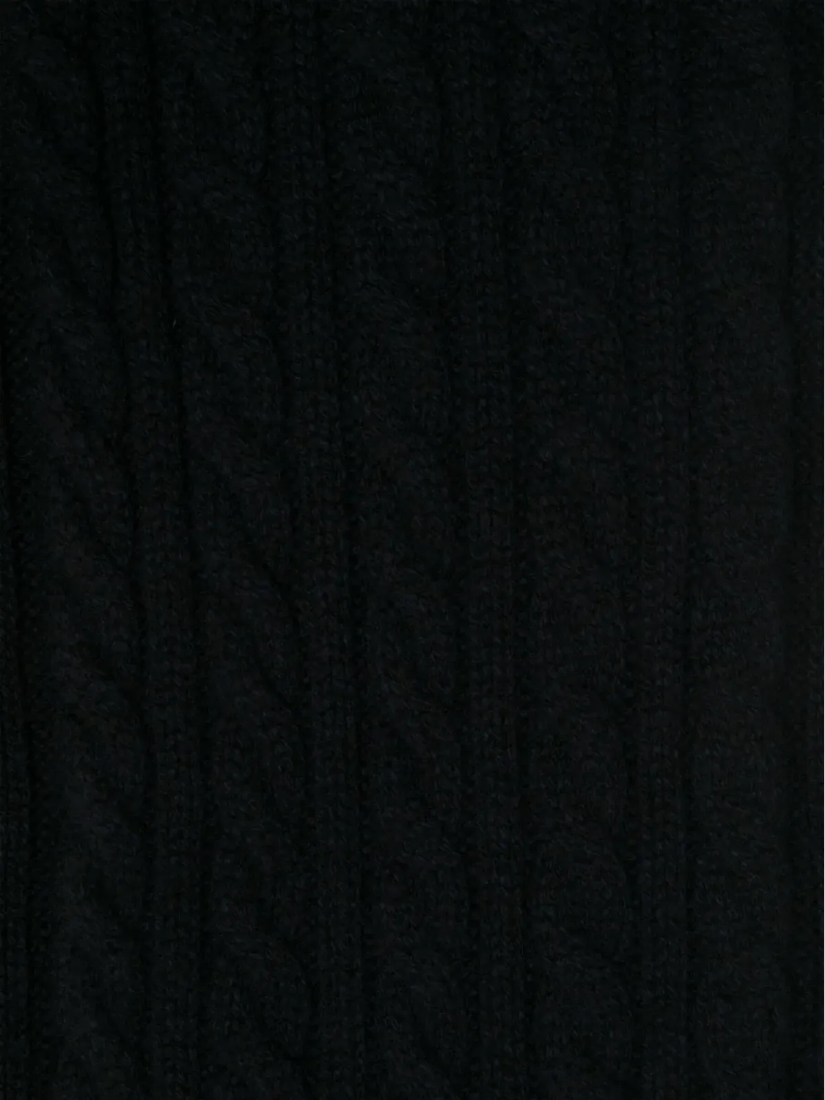 Sunspel ケーブル編みウールスカーフ - 画像2
