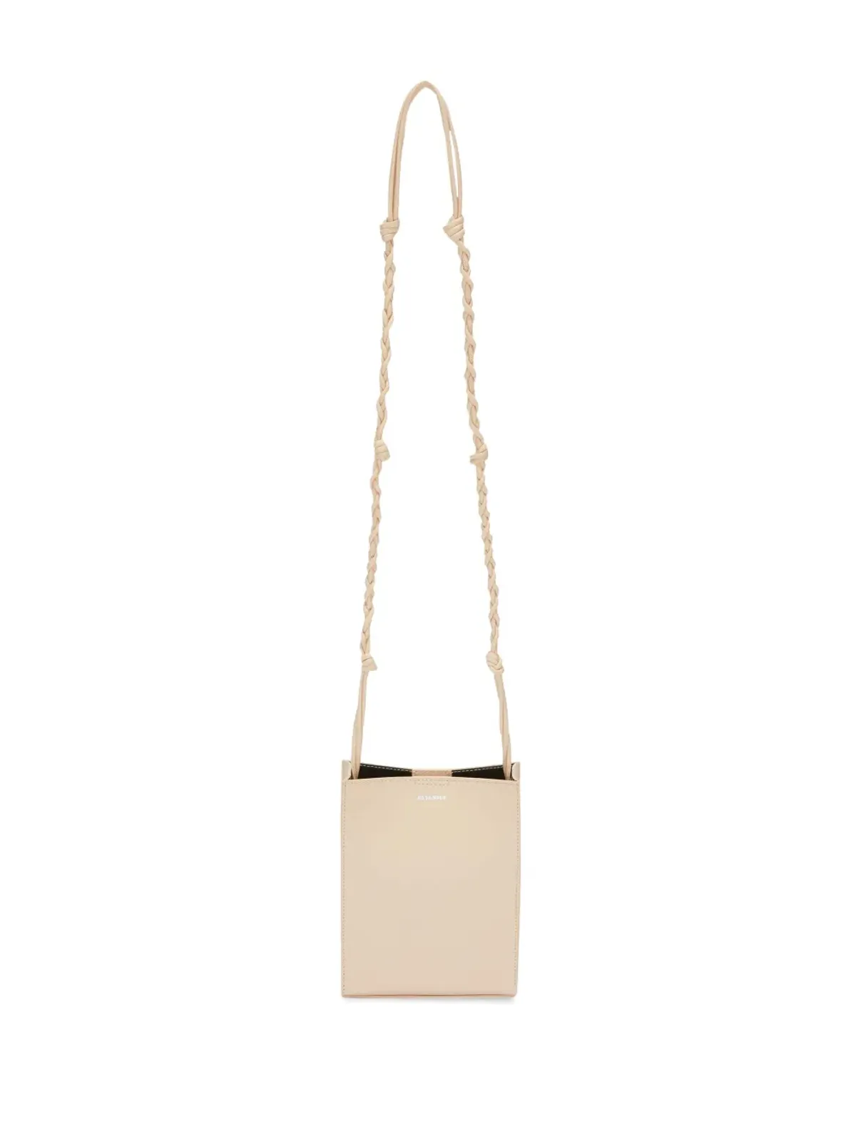 Jil Sander ロゴプリント レザー クロスボディバッグ - ピンク - 画像1