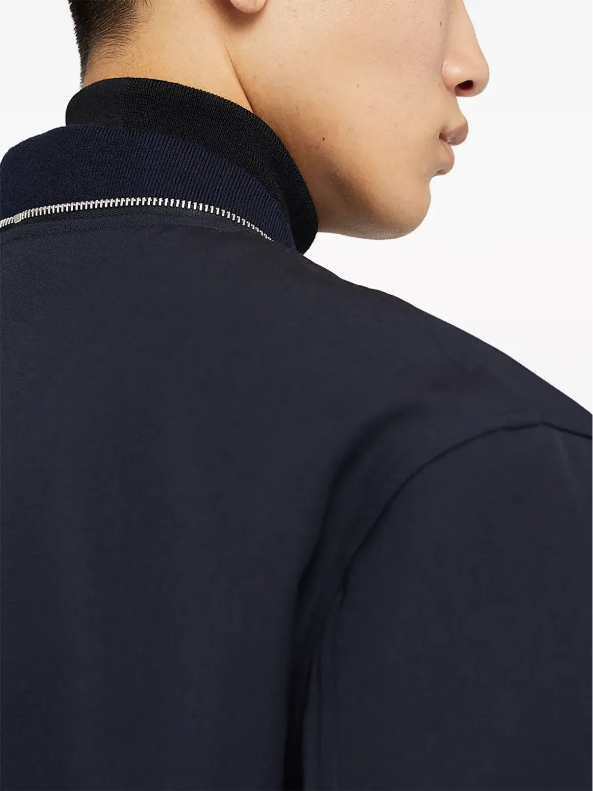 Jil Sander ジップ装飾ウールボンバージャケット - 画像4
