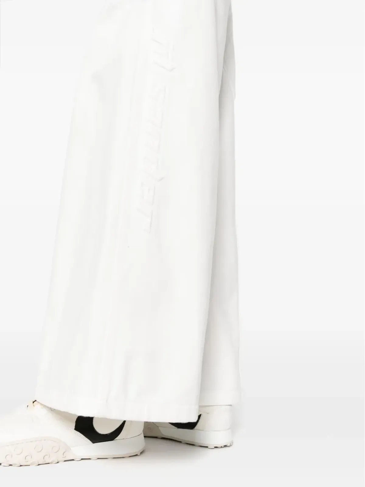 Jil Sander ワイドレッグ コットンパンツ - ホワイト - 画像5