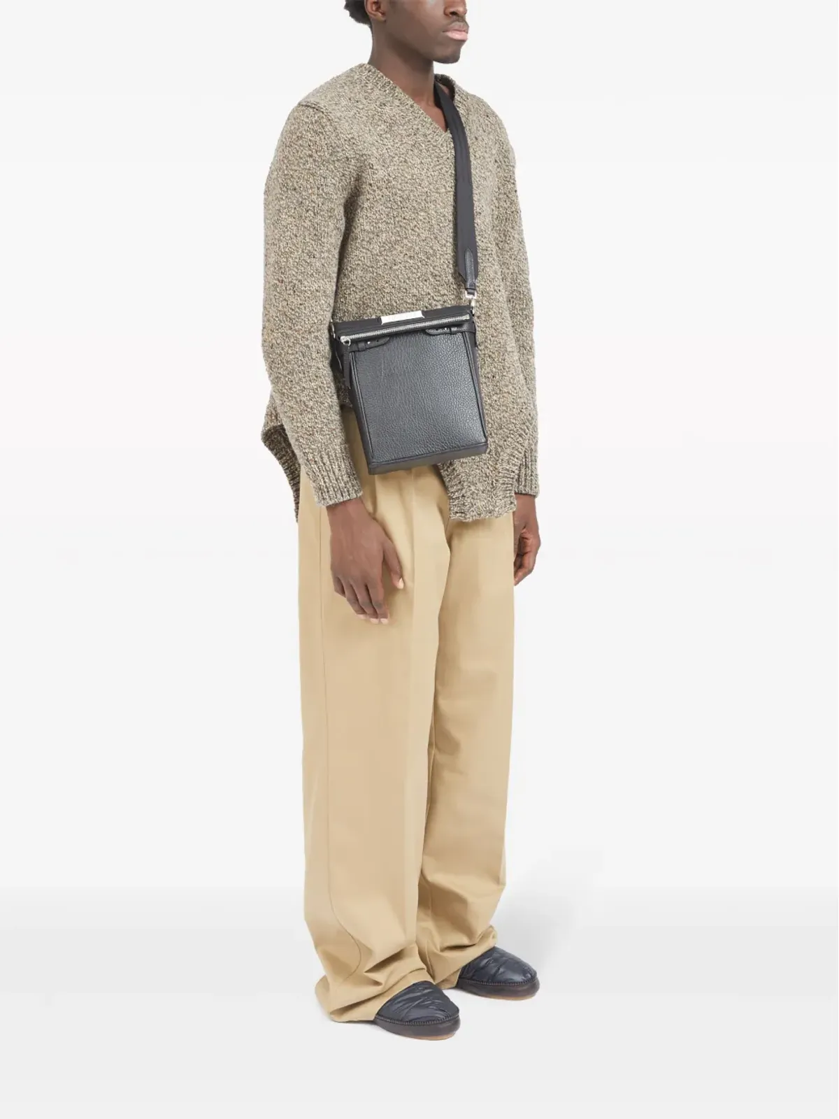 Maison Margiela 5AC レザー カメラバッグ - ブラック - 画像3