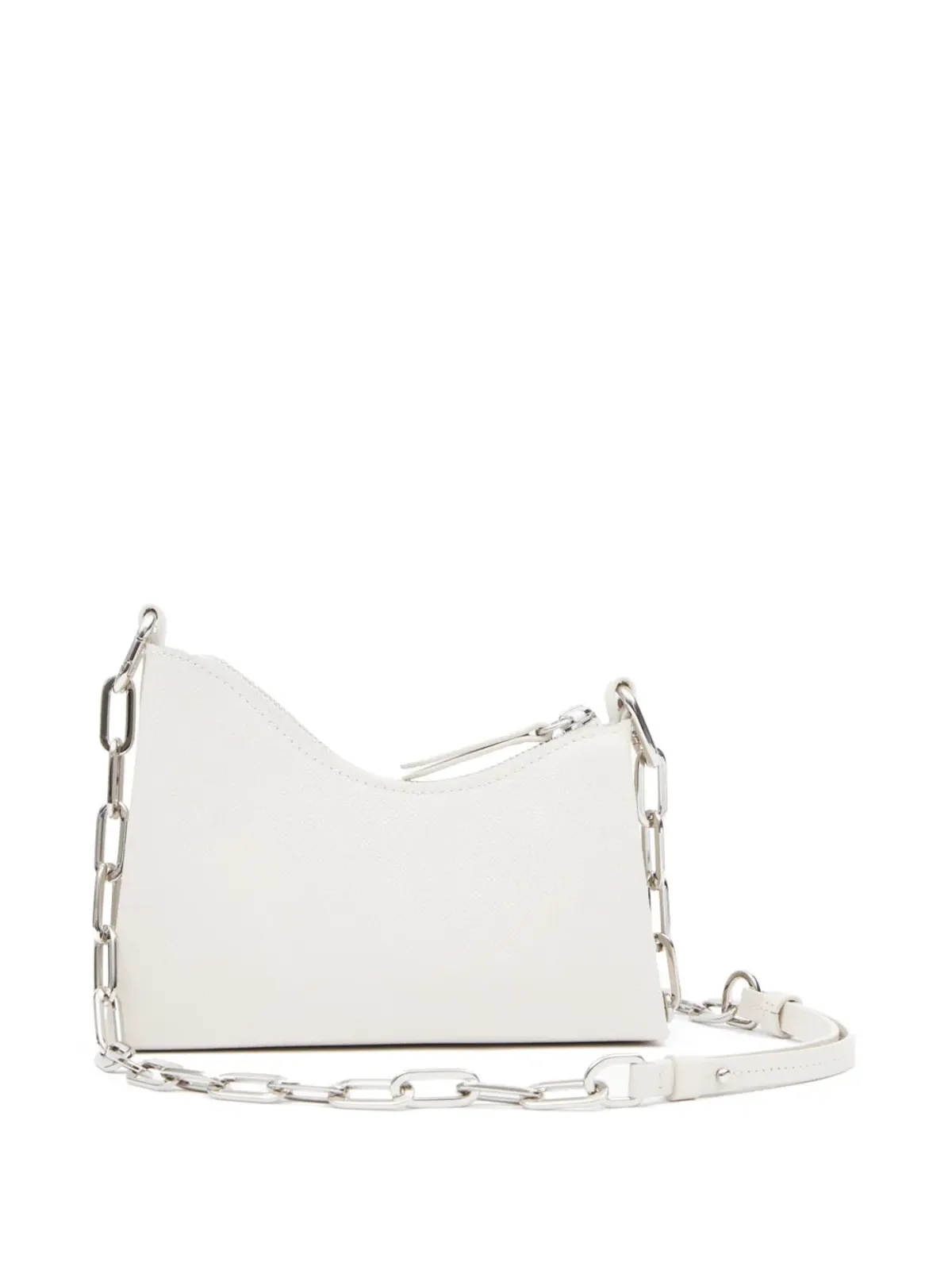 Maison Margiela Snatched レザー ミニバッグ - White - 画像4