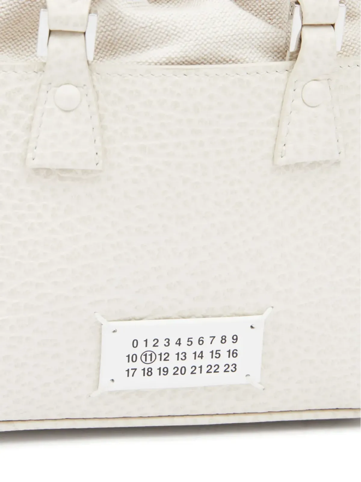 Maison Margiela 5AC ホリゾンタル レザー トートバッグ - ホワイト - 画像5