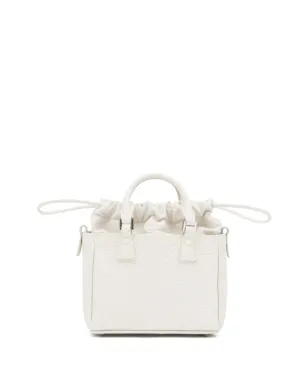 Maison Margiela 5AC ホリゾンタル レザー トートバッグ - ホワイト - サムネイル3
