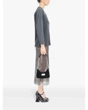 Maison Margiela グラムスラム ベルベット ショルダーバッグ - サムネイル3