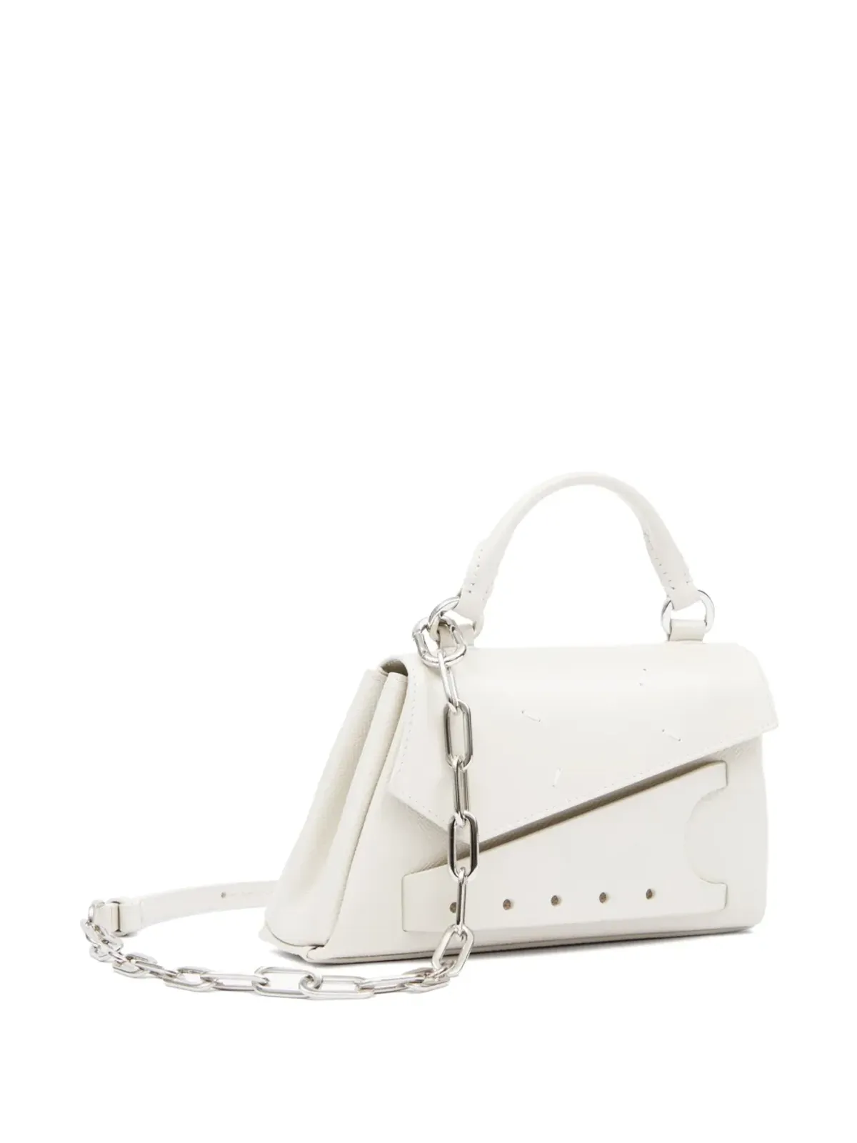 Maison Margiela スナッチド レザートートバッグ - 画像5