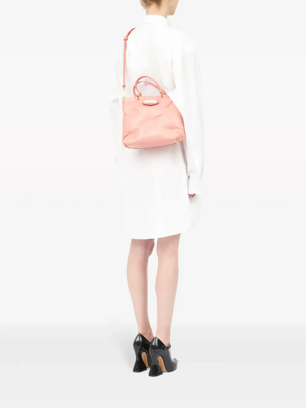 Maison Margiela グラムスラム トートバッグ ミニ ピンク - 画像3