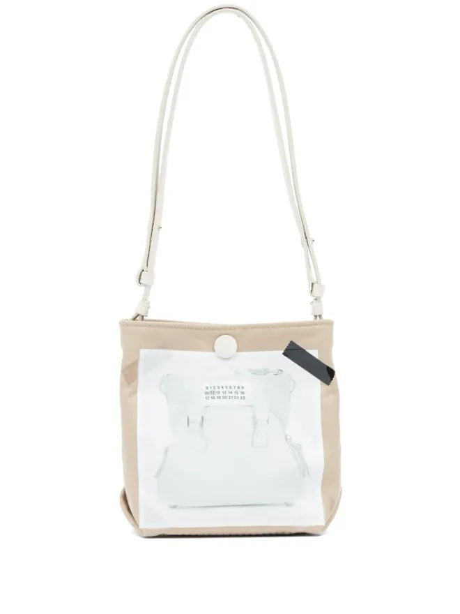 Maison Margiela Maison Margiela 5AC トロンプ・ルイユ風プリント トートバッグ - ニュートラルカラーの商品画像