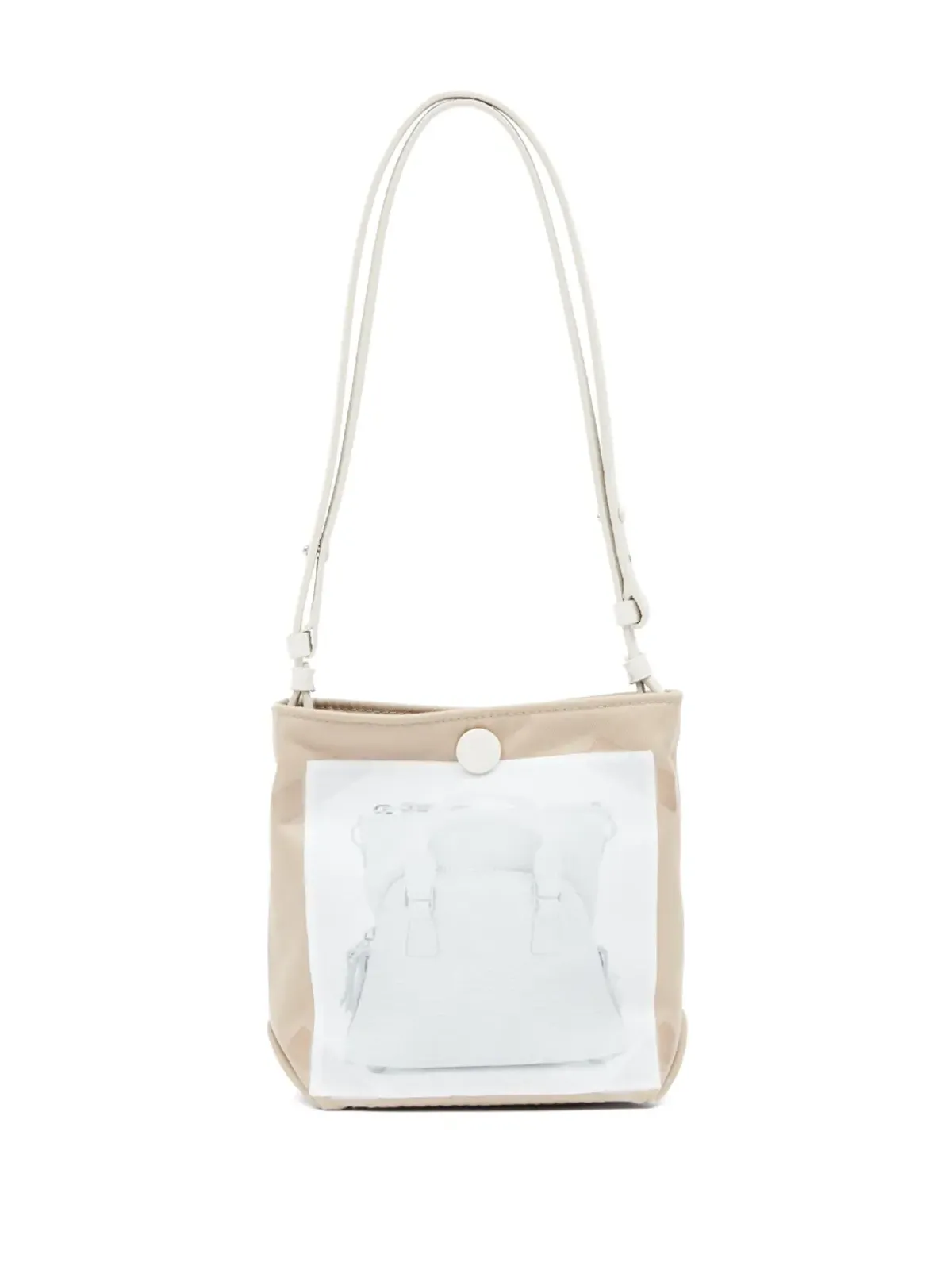 Maison Margiela 5AC トロンプ・ルイユ風プリント トートバッグ - ニュートラルカラー - 画像4