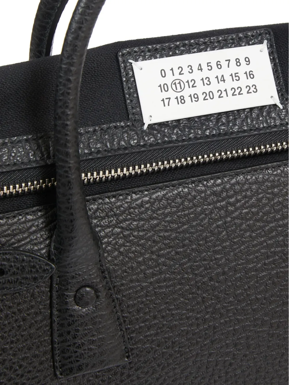 Maison Margiela 5AC フォーステッチ ロゴ バックパック - ブラック - 画像5