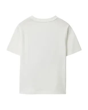 Burberry Kids EKDプリント クルーネック Tシャツ - White - サムネイル2