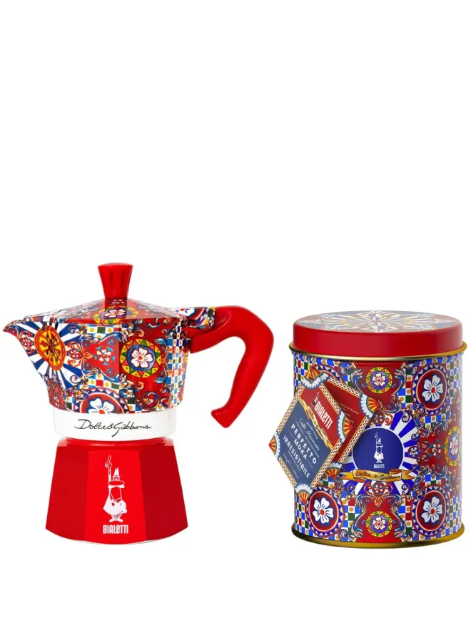 Dolce & Gabbana Dolce & Gabbana × Bialetti コラボ モカエクスプレス アールデコ コーヒーメーカーセット（93g） - レッドの商品画像
