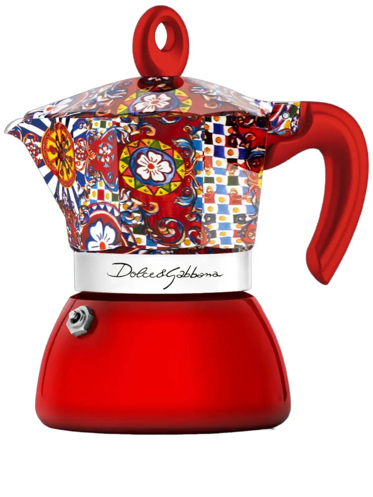 Dolce & Gabbana x Bialetti Moka Induction 2カップ コーヒーメーカー - レッド - 画像1