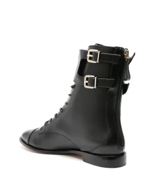 Alexandre Birman アーモンドトゥレザー ブーツ ブラック - サムネイル3