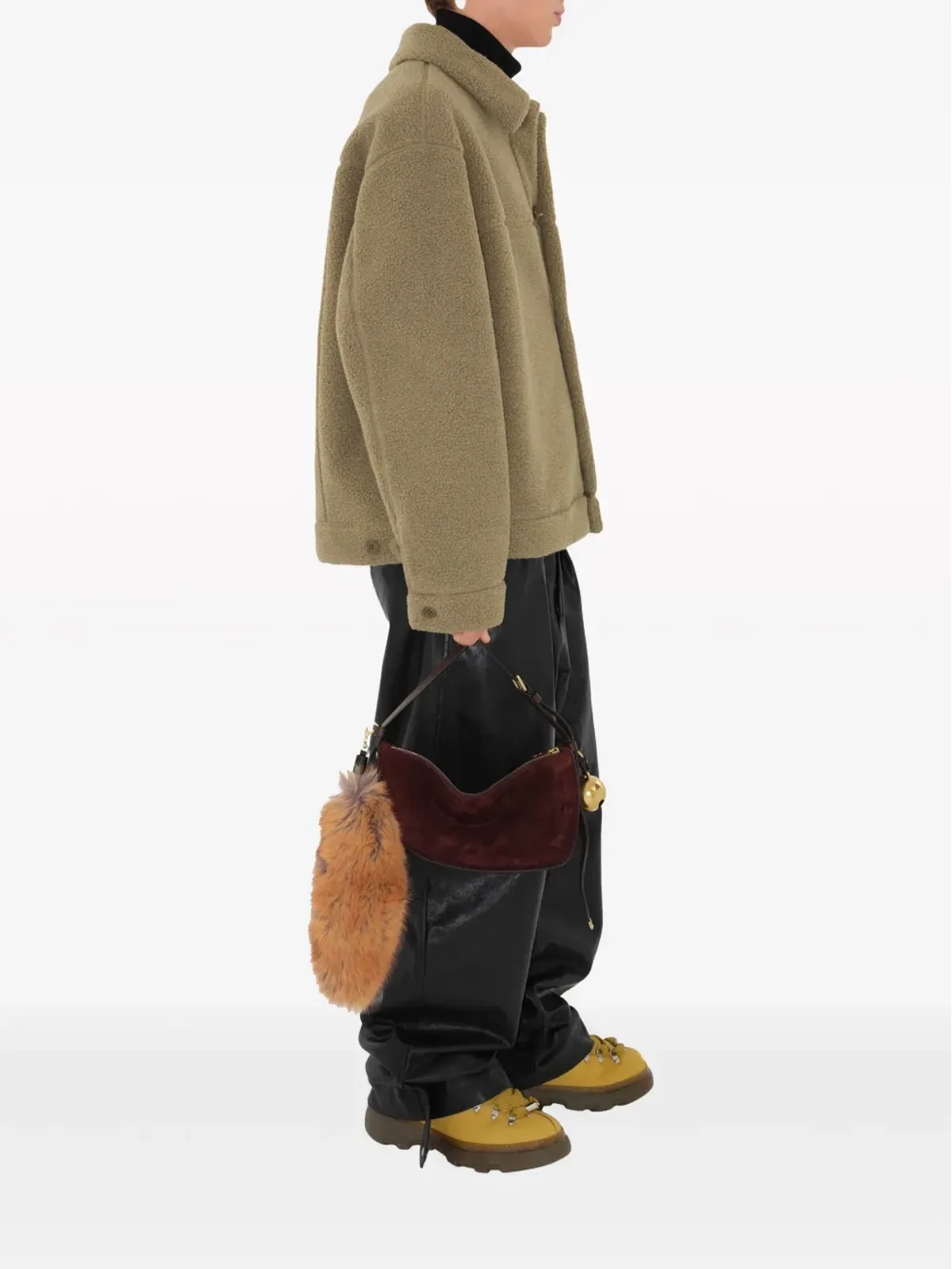 Burberry 長袖フリースオーバーシャツ - 画像3