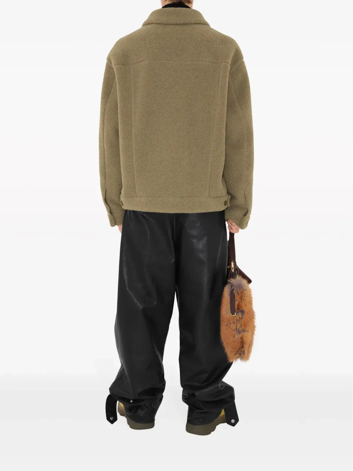 Burberry 長袖フリースオーバーシャツ - 画像4