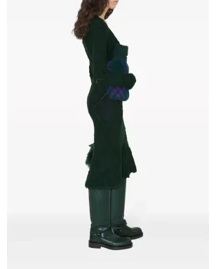Burberry アラン長袖ニットドレス - グリーン - サムネイル3