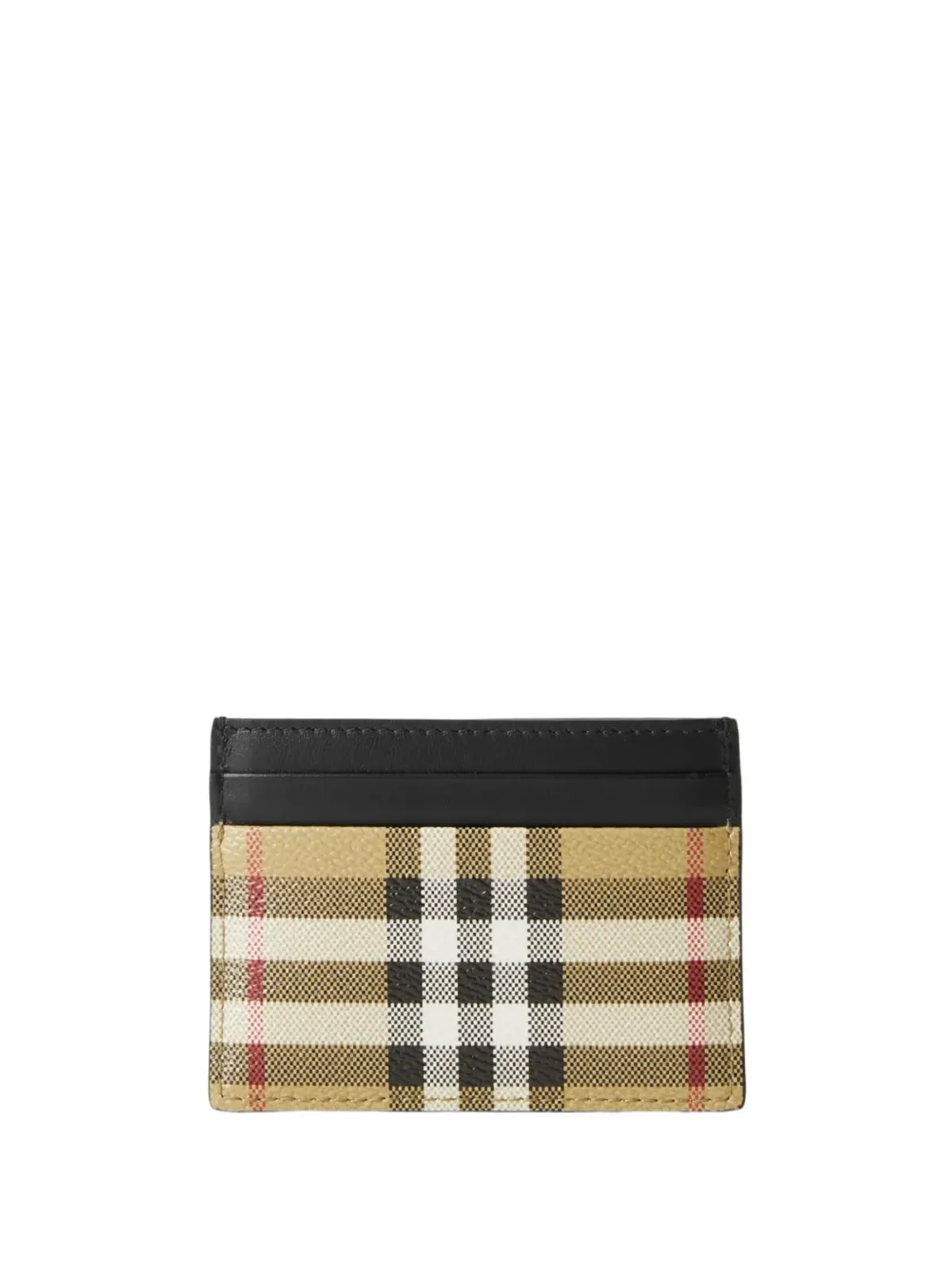 Burberry ヴィンテージチェック レザー カードホルダー - 画像2