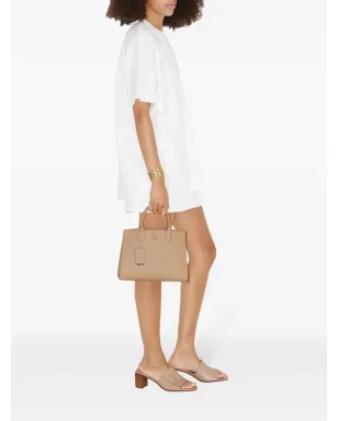 Burberry Frances レザー トートバッグ - ベージュ系 - サムネイル2