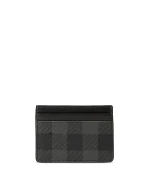 Burberry チェック柄カードホルダー グレー - サムネイル2
