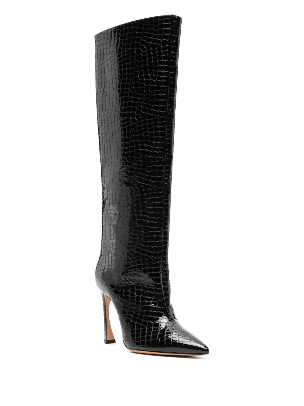 Alexandre Birman Kyra クロコダイル型押しブーツ - 画像2
