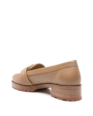 Alexandre Birman ノットディテイリング レザー ローファー - Brown - サムネイル3