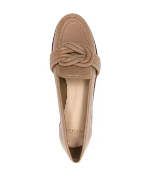 Alexandre Birman ノットディテイリング レザー ローファー - Brown - サムネイル4