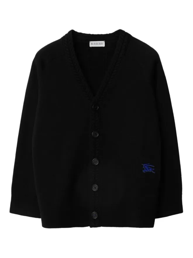 Burberry Kids Burberry Kids EKD-patch ウール カーディガンの商品画像